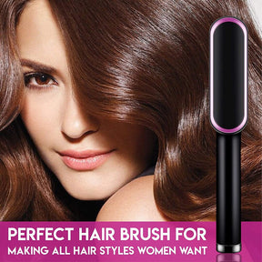 Thermostatic hair straightener Comb Electric Straightening Brush