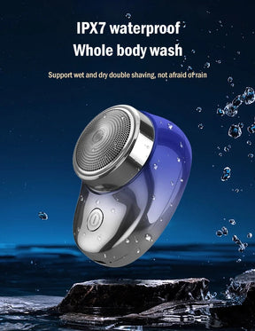 Electric Mini Shaver USB Rechargeable Razor Waterproof Men Ladies Travel Portable Shaver Newly Upgraded 2024 Shining Model